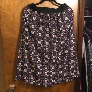 Floral LuLaRoe Lola Skirt